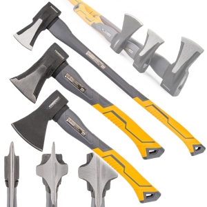 SIEKIERA ROZŁUPUJĄCA TOPOREK DO DREWNA ZESTAW SIEKIER 3el 600g 1000g 2000g