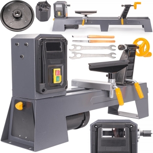 TOKARKA ELEKTRYCZNA STOŁOWA DO DREWNA Z REGULACJĄ 600W 1000mm 230V / 50Hz