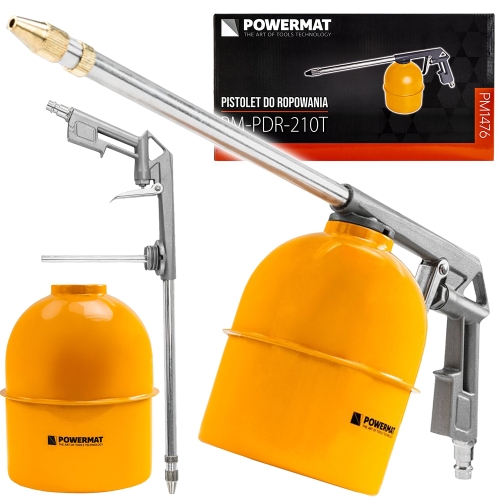 PISTOLET DO ROPOWANIA PNEUMATYCZNY ROPOWNICA 130L/MIN DYSZA 4,3mm 210mm