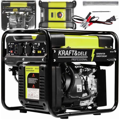 AGREGAT PRĄDOTWÓRCZY JEDNOFAZOWY GENERATOR INWERTOROWY 230v 4000W BENZYNA