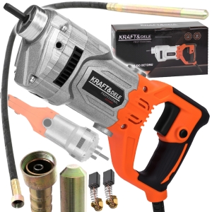 WIBRATOR ZAGĘSZCZARKA DO BETONU 4000 obr./min 1300W 230V/50Hz + BUŁAWA 2M