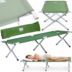 ŁÓŻKO TURYSTYCZNE SKŁADANE POLOWE LEŻANKA KANADYJKA XXL TORBA LEŻAK