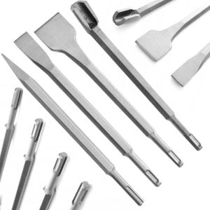 DŁUTO ZESTAW DŁUT DO BETONU DO KUCIA SDS PLUS 4szt 250mm