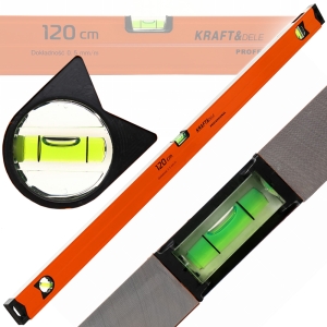 POZIOMICA MAGNETYCZNA 120cm 1200mm ALUMINIOWA 3 LIBELLE 2xPIONOWE POZIOMA