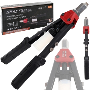 NITOWNICA DŹWIGNIOWA DO NITÓW ZRYWALNYCH DWURĘCZNA 13” DWURĘCZNA 2,4-6,4mm