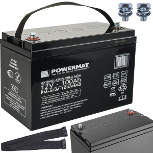 AKUMULATOR KWASOWO-OŁOWIOWY VRLA AGM 12V 100Ah BATERIA DO UPS C20