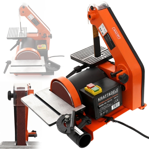 SZLIFIERKA TAŚMOWA TALERZOWA WIELOFUNKCYJNA STOŁOWA CZOŁOWA 550W 230V/50Hz