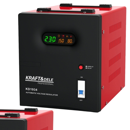 STABILIZATOR NAPIĘCIA PRĄDU 1800W AVR 3000VA 230V DO AGREGATU WYŚWIETLACZ