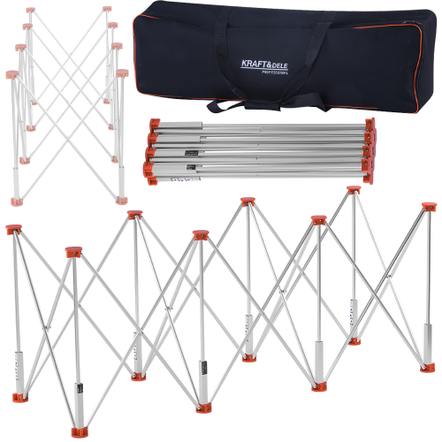 STÓŁ ROBOCZY SKŁADANY 8 NÓG GLAZURNICZY DUŻE FORMATY 170x60mm 800kg PAJĄK