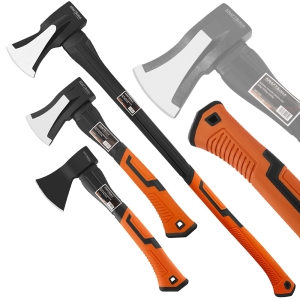 ZESTAW 3 SIEKIER SIEKIERY FIBERGLASS 600g 1000g 2200g UNIWERSALNE 3 SZTUKI