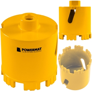 OTWORNICA DIAMENTOWA SEGMENTOWA 83mm WIERTŁO KORONKA DO PUSZEK BETONU M14