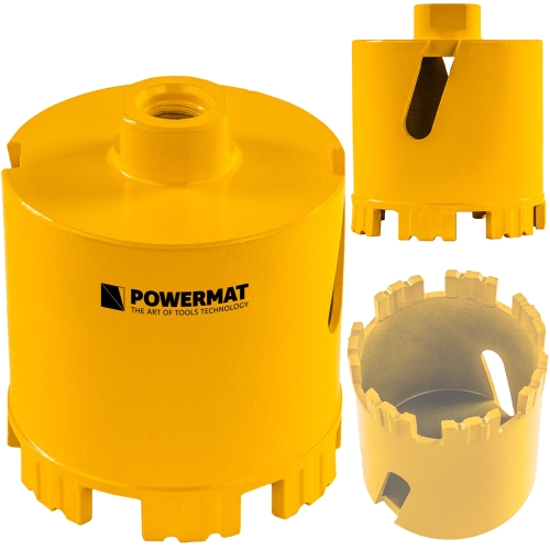 OTWORNICA DIAMENTOWA SEGMENTOWA 83mm WIERTŁO KORONKA DO PUSZEK BETONU M14