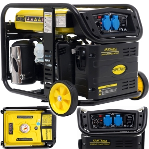 AGREGAT PRĄDOTWÓRCZY GENERATOR INWERTOROWY 1-FAZ BENZYNA 4800W OHV 230V