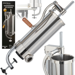 NADZIEWARKA DO KIEŁBASY PIONOWA 4kg SZPRYCA MASZYNKA DO KIEŁBAS INOX