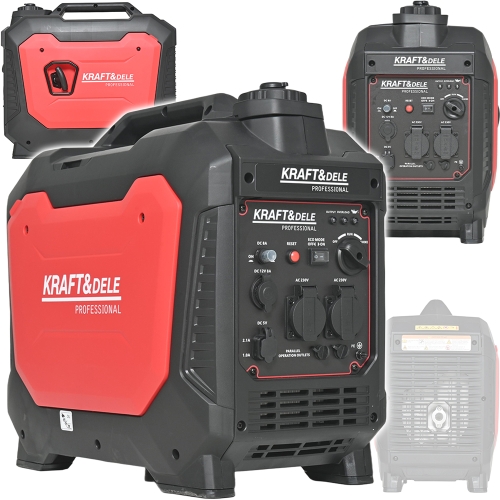 AGREGAT PRĄDOTWÓRCZY GENERATOR PRĄDU BENZYNA DC 12V 3,7kW AC 2x230V USB