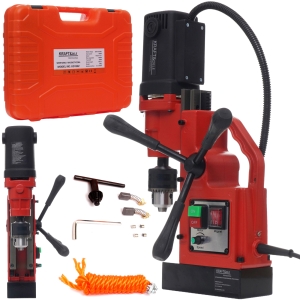 WIERTARKA STOŁOWA MAGNETYCZNA PIONOWA 1800W 1300N 16mm ZESTAW WALIZKA