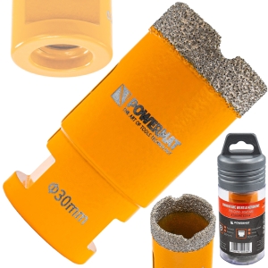 OTWORNICA DIAMENTOWA 30mm KORONKA WIERTŁO M14 DO GRESU PŁYTEK GLAZURY