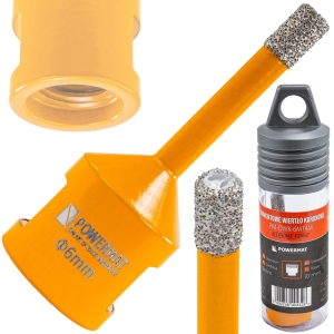 OTWORNICA DIAMENTOWA 6mm KORONKA WIERTŁO M14 DO GRESU PŁYTEK GLAZURY