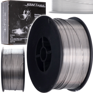 DRUT SPAWALNICZY RDZENIOWY SAMOOSŁONOWY 0,8mm 1KG SZPULA DO SPAWARKI