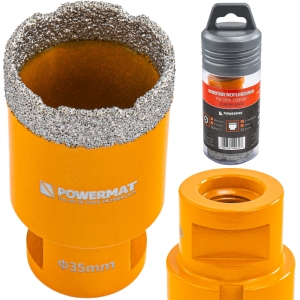OTWORNICA DIAMENTOWA 35mm KORONKA WIERTŁO M14 DO GRESU PŁYTEK GLAZURY