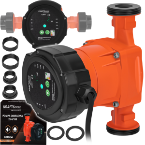 WYDAJNA POMPA OBIEGOWA 25-6/180 DO INSTALACJI GRZEWCZYCH 55L/MIN 230V/50Hz