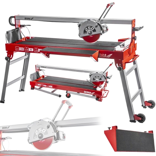 PRZECINARKA DO PŁYTEK STOŁOWA NA MOKRO DO CIĘCIA GLAZURY 1200mm LASER
