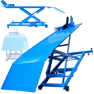 PODNOŚNIK MOTOCYKLOWY HYDRAULICZNY PLATFORMOWY 450KG 210-825mm