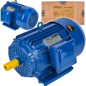 SILNIK ELEKTRYCZNY TRÓJFAZOWY 3,0kW 3000W 380V 2840rpm SOLIDNY WAŁEK 28mm 
