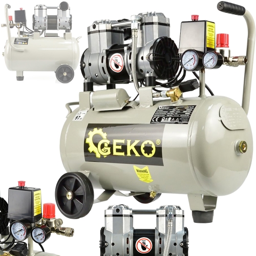 KOMPRESOR BEZOLEJOWY SPRĘŻARKA POWIETRZA 24L 980W 230V/50Hz 8 bar