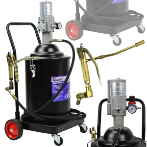 TOWOTNICA PNEUMATYCZNA SMAROWNICA 16L 300-400 BAR + WĄŻ 4M PISTOLET