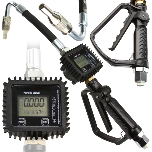 ELEKTRONICZNY PISTOLET DOZUJĄCY POMPA DO OLEJU SILNIKOWEGO 1/2" LICZNIK 