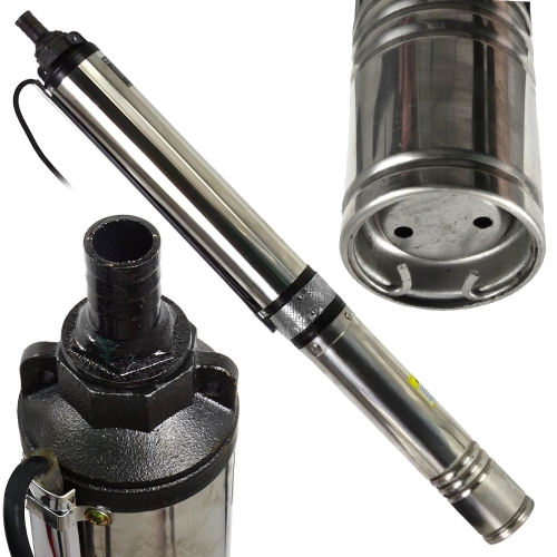 POMPA GŁĘBINOWA QJD-2-62/15 HERMETYCZNA 1,5kW 90L/min 95mm 1,5" DO STUDNI