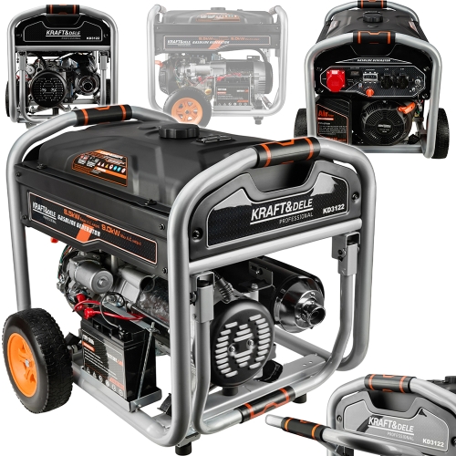 AGREGAT PRĄDOTWÓRCZY GENERATOR PRĄDU 12V 230V 400V 9kW 3-FAZOWY BENZYNA 