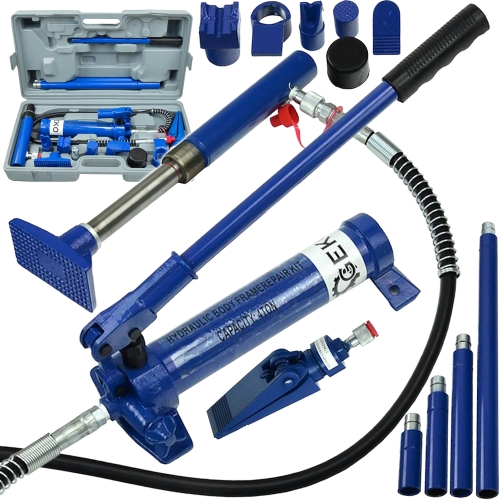 ROZPIERAK HYDRAULICZNY 4T 4000kg PRZEDŁUŻKI ROZPIERAKI + AKCESORIA ADAPTERY