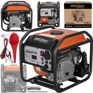 AGREGAT INWERTOROWY GENERATOR PRĄDU 4kW 4000W 110/120/230V 1-FAZ BENZYNA