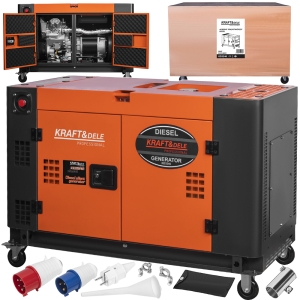 AGREGAT PRĄDOTWÓRCZY GENERATOR PRĄDU 20kW 20000W 230V/400V 3-FAZOWY DIESEL