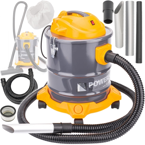 ODKURZACZ PRZEMYSŁOWY DO KOMINKA POPIOŁU OTRZĄSACZ 2000W 230V / 50Hz 20L