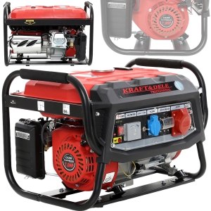 AGREGAT PRĄDOTWÓRCZY 3000W 7KM 3 FAZOWY GENERATOR BENZYNA 3000W 12/230/380V