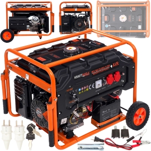 AGREGAT PRĄDOTWÓRCZY GENERATOR PRĄDU 5500W 15KM MIEDŹ 4-SUW 230V BENZYNA
