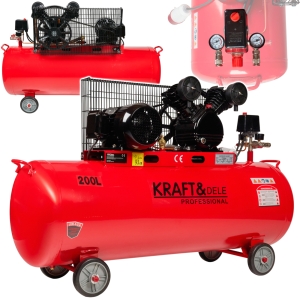 KOMPRESOR OLEJOWY SPRĘŻARKA POWIETRZA 200L 5,9KM/4,3kW 400V 2-TŁOKI