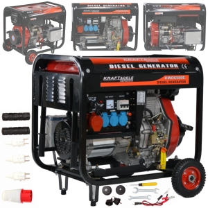 AGREGAT PRĄDOTWÓRCZY GENERATOR DIESEL 6500W 12/230/380V 4-SUW TRÓJFAZOWY
