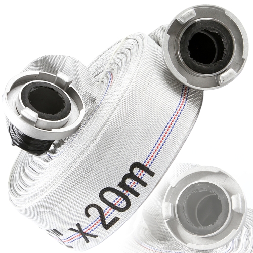 WĄŻ PRZEWÓD STRAŻACKI DO WODY BRUDNEJ CZYSTEJ SZAMBA 2" 20M 52mm