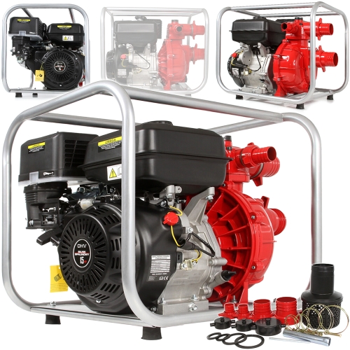 MOTOPOMPA CIŚNIENIOWA POMPA SPALINOWA 3" 15 KM OHV 4-SUW BENZYNA 60000L/h