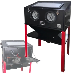 PIASKARKA KABINOWA 250L Z GÓRNYM ZAŁADUNKIEM 230V / 50Hz 6–9 BAR DYSZE