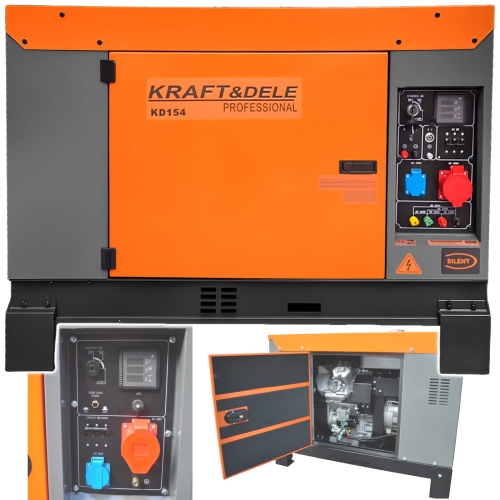 AGREGAT PRĄDOTWÓRCZY GENERATOR PRĄDU DIESEL TRÓJFAZOWY 17/18kW 230/400V