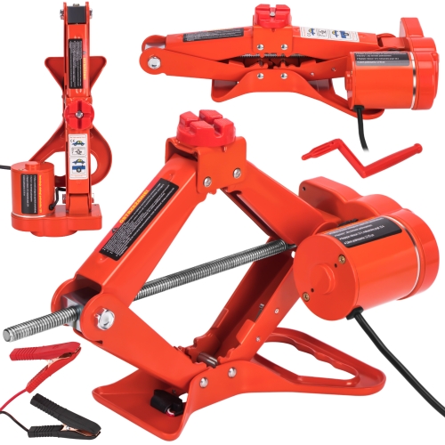 LEWAREK SAMOCHODOWY ELEKTRYCZNY PODNOŚNIK TRAPEZOWY 12V 3000KG 120-350MM