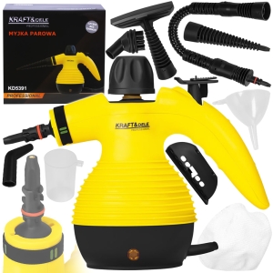 MYJKA PAROWA RĘCZNA 1100W 350ml DO CZYSZCZENIA FUG TAPICERKI OKIEN