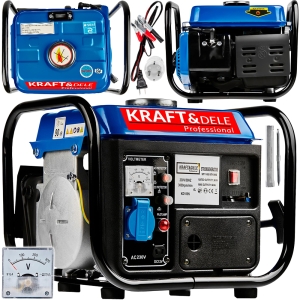 AGREGAT PRĄDOTWÓRCZY GENERATOR PRĄDU 2-SUW 1-FAZOWY 1200W 2KM 230V BENZYNA