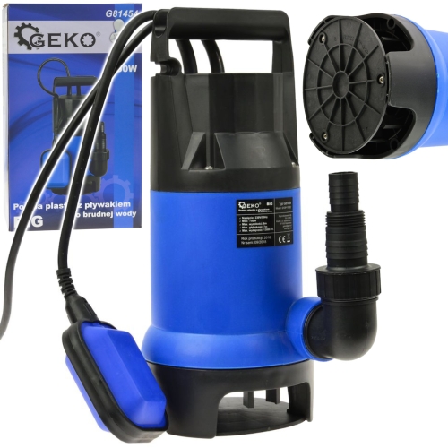 POMPA ZANURZENIOWA DO WODY CZYSTEJ BRUDNEJ 750W PŁYWAK 230V/50Hz 13000l/h
