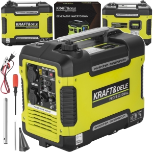 AGREGAT PRĄDOTWÓRCZY GENERATOR PRĄDU INWERTOROWY 2,5kW BENZYNA 230V/50Hz